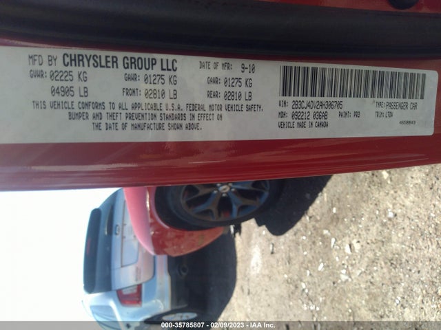 Dodge Challenger Se 2010 2B3CJ4DV2AH306705 Image 10
