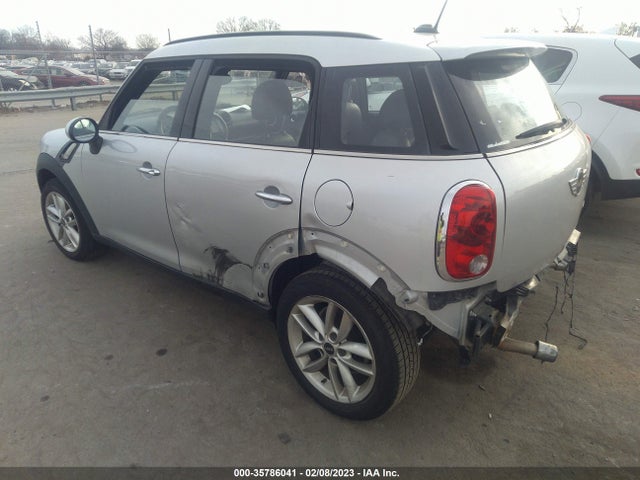 2012 MINI COOPER COUNTRYMAN S VIN: WMWZC3C53CWM27002