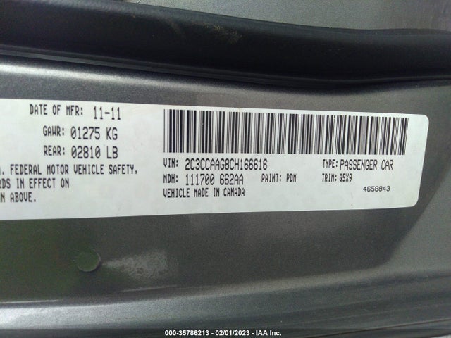 Chrysler 300 2012 2C3CCAAG8CH166616 Image 10