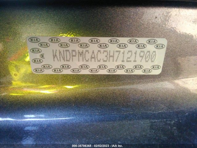 2017 KIA SPORTAGE LX VIN: KNDPMCAC3H7121900