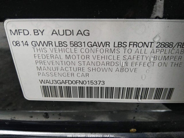 WAU3GAFD0FN015373 Audi A8 L 3.0t