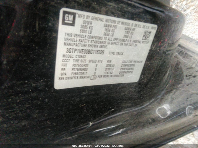Продаж на аукціоні авто 2011 Gmc Sierra 1500 Sle, vin: 3GTP1VE00BG116329, номер лоту: 35786491