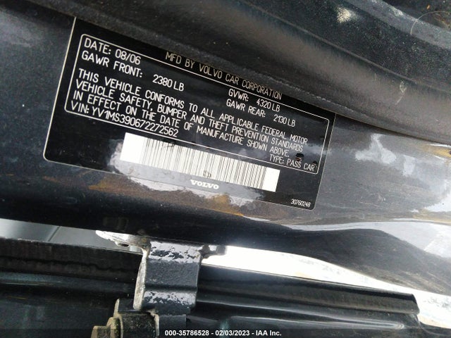 Volvo S40 2.4l 2007 YV1MS390672272562 Image 11