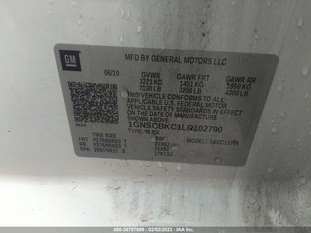 Chevrolet Tahoe Lt 2020 1GNSCBKC1LR102790 Image 10