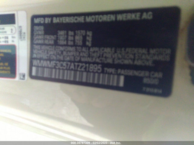 WMWMF3C57ATZ21895 Mini COOPER HARDTOP
