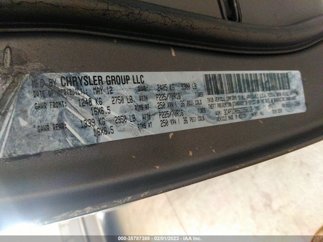 Dodge JOURNEY SE 2012 3C4PDCAB5CT356116 Image 9
