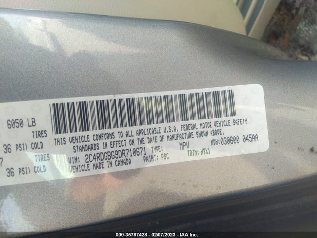 Dodge Grand Caravan Se 2013 2C4RDGBG9DR710671 Image 10