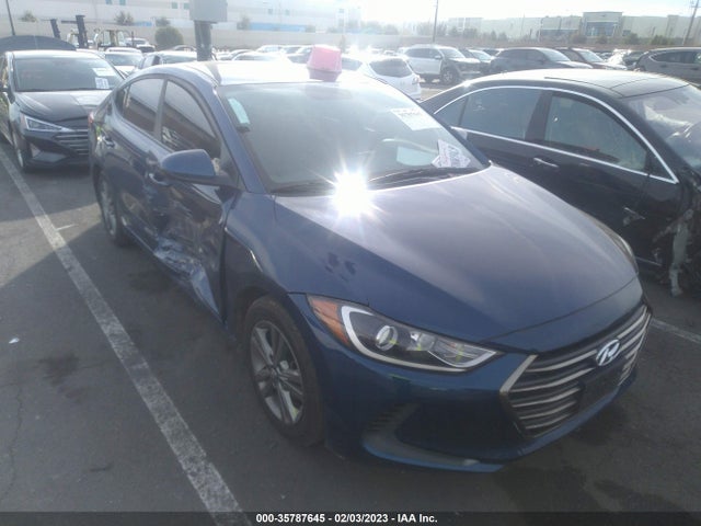 2018 HYUNDAI ELANTRA SEL VIN: 5NPD84LF4JH292273