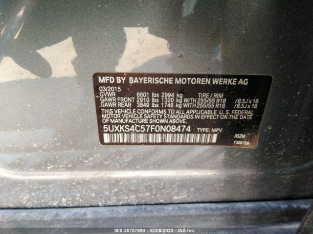 5UXKS4C57F0N08474 BMW X5 Xdrive35d