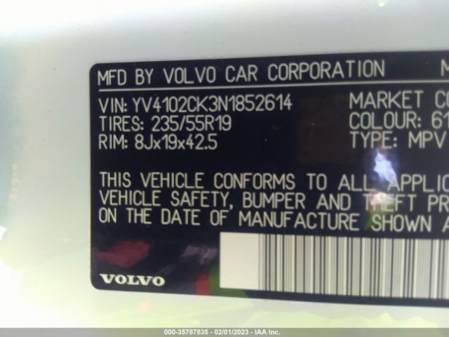 YV4102CK3N1852614 Volvo Xc90 Momentum