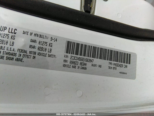 Dodge Charger Se 2014 2C3CDXBG6EH363947 Image 9