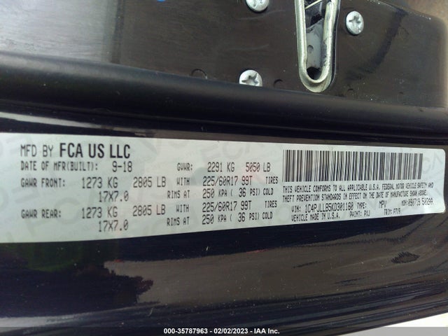 Jeep Cherokee Latitude Plus 2019 1C4PJLLB5KD301160 Image 9