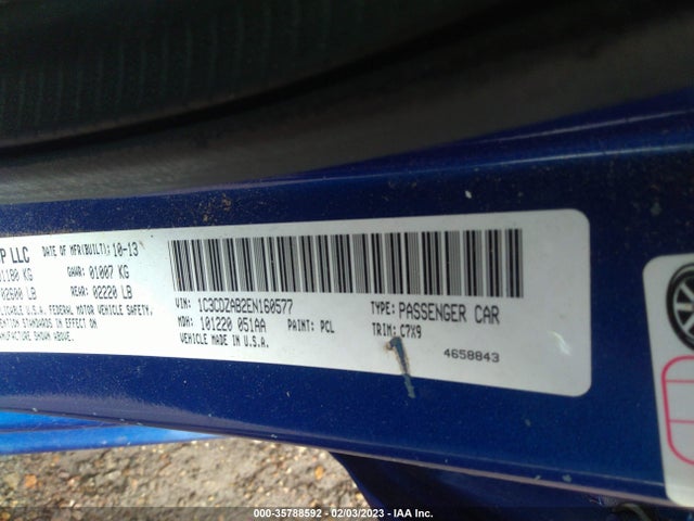 Dodge AVENGER SE 2014 1C3CDZAB2EN160577 Image 9