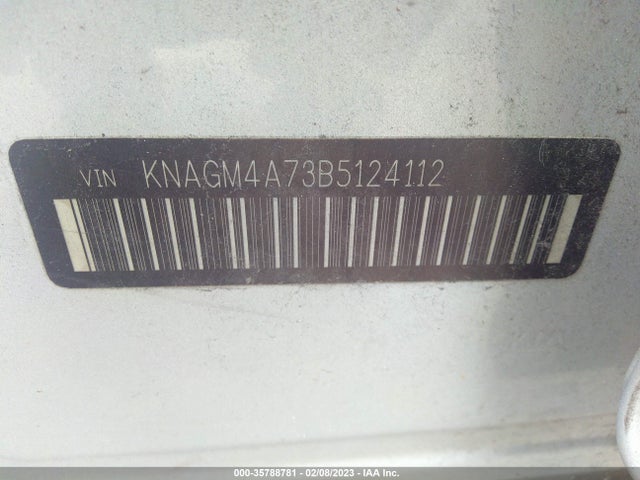 KIA Optima Lx 2011 KNAGM4A73B5124112 Image 10