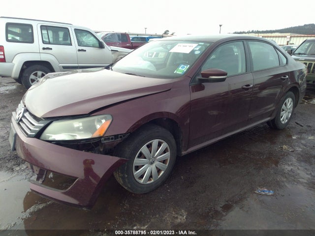 2013 VOLKSWAGEN PASSAT S VIN: 1VWAP7A33DC065900