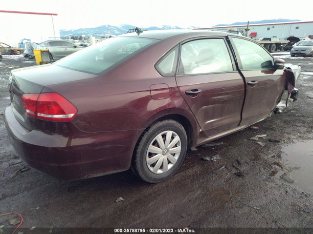 2013 VOLKSWAGEN PASSAT S VIN: 1VWAP7A33DC065900