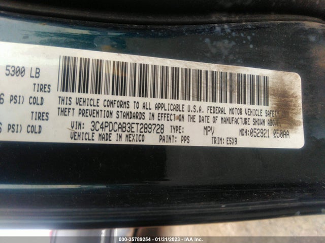 Dodge Journey American Value Pkg 2014 3C4PDCAB3ET289728 Image 9