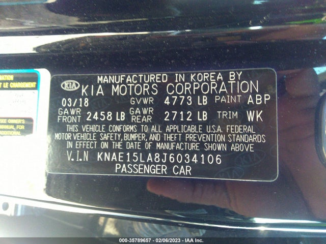 KIA Stinger 2018 KNAE15LA8J6034106 Image 9
