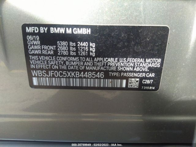 WBSJF0C5XKB448546 BMW M5 Competition