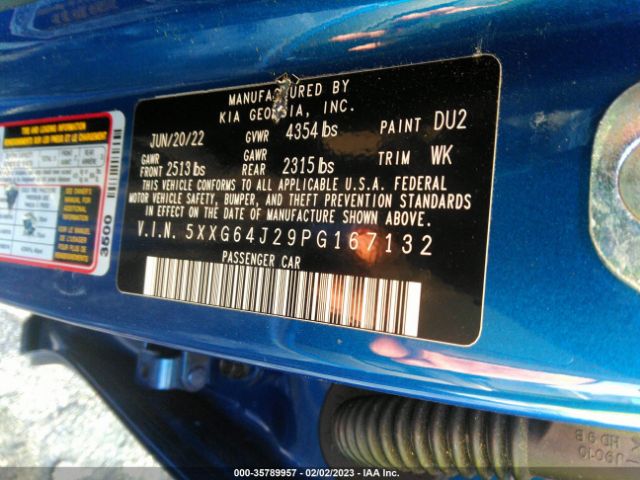 5XXG64J29PG167132 KIA K5 Gt-line