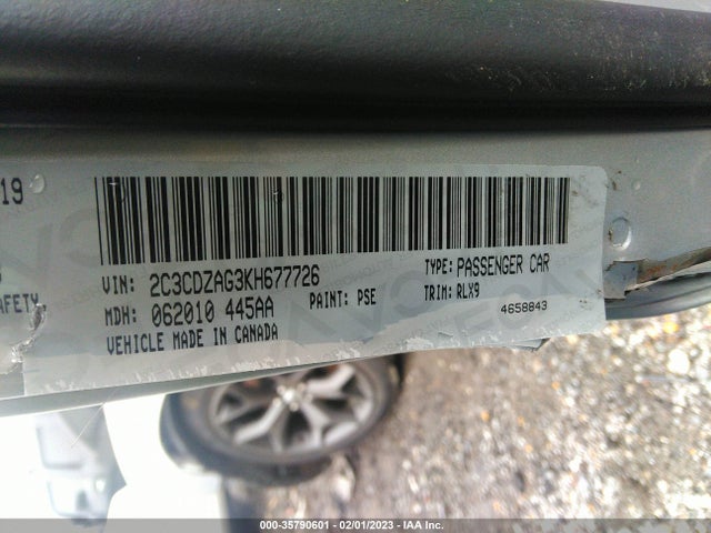 Dodge Challenger Sxt 2019 2C3CDZAG3KH677726 Image 9