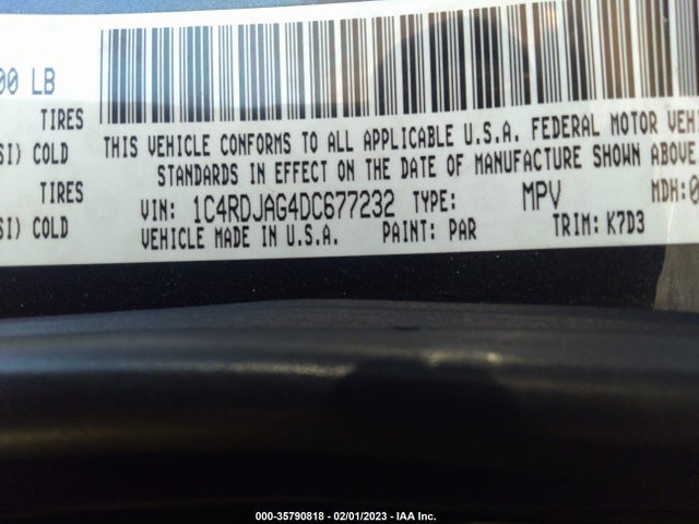 Dodge Durango Sxt 2013 1C4RDJAG4DC677232 Image 9