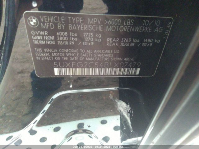 5UXFG2C54BLX07479 BMW X6 35i