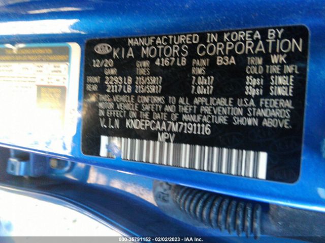 KNDEPCAA7M7191116 KIA Seltos Lx
