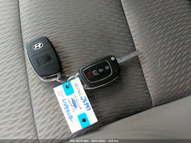 2018 Hyundai Santa Fe, VIN: 5NMZTDLBXJH077625