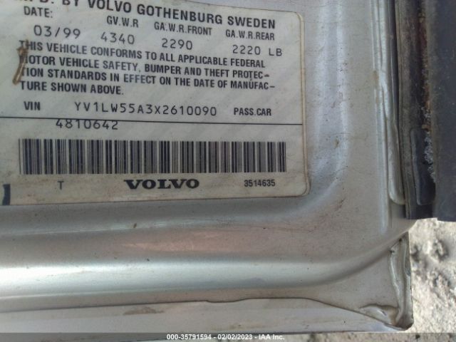 YV1LW55A3X2610090 Volvo V70