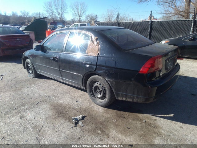 2001 HONDA CIVIC EX VIN: 1HGES26791L035797