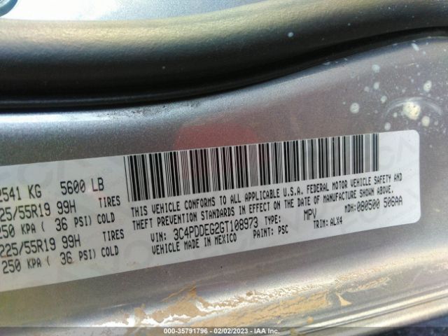 3C4PDDEG2GT108973 Dodge Journey R/t