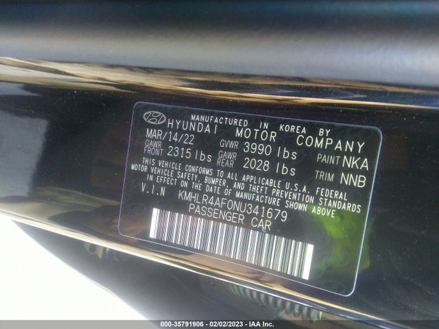 2022 Hyundai Elantra, VIN: KMHLR4AF0NU341679