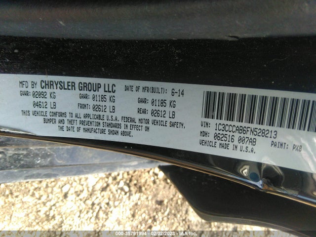 1C3CCCAB6FN528213 Chrysler 200 Limited