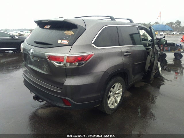 2016 Toyota Highlander, VIN: 5TDZKRFH9GS187085