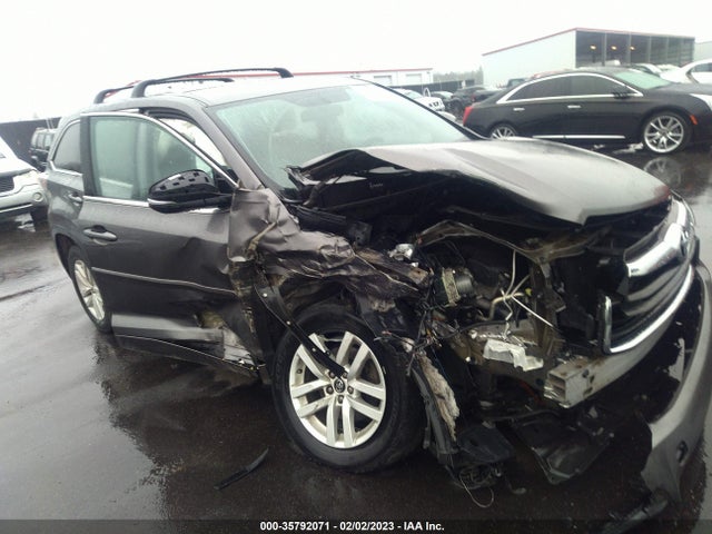 2016 Toyota Highlander, VIN: 5TDZKRFH9GS187085