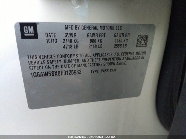 Cadillac Cts Sedan Awd 2014 1G6AW5SX8E0125932 Image 10