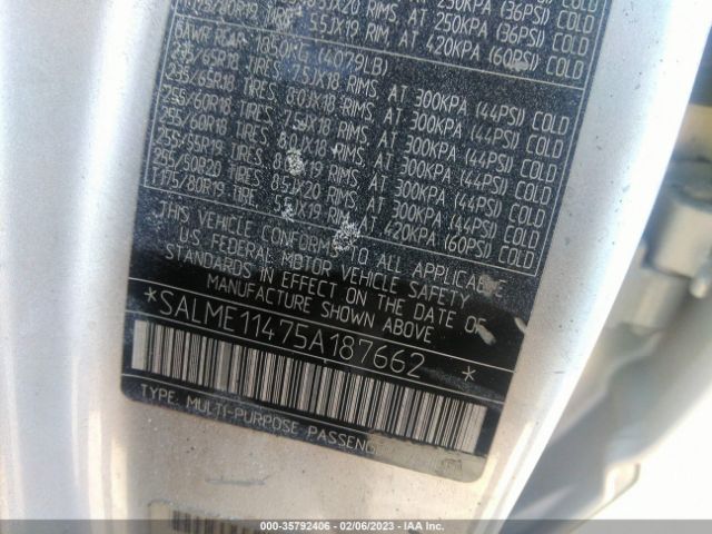 SALME11475A187662 Land Rover Range Rover Hse