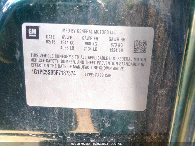 Chevrolet LUV 2015 1G1PC5SB5F7187374 Image 21