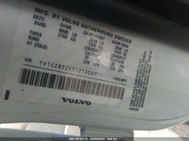 Volvo XC90 2005 YV1CZ852X51214047 Image 10