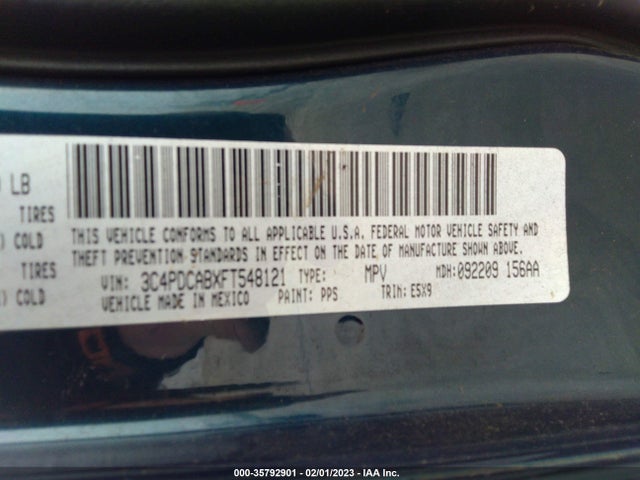 Dodge Journey American Value Pkg 2015 3C4PDCABXFT548121 Image 9
