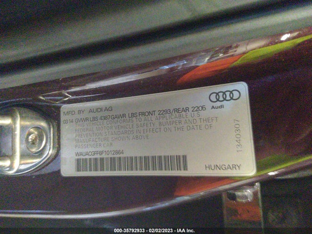 Audi A3 1.8t Premium 2015 WAUACGFF6F1012864 Image 9