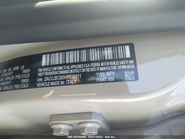 Jeep Renegade Deserthawk 2017 ZACCJBCB0HPF39811 Image 10
