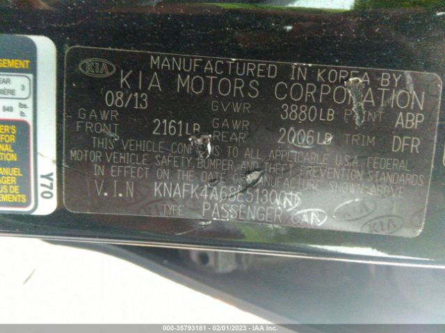 KNAFK4A68E5130016 KIA FORTE LX