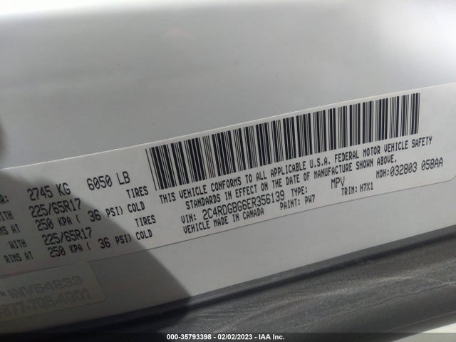 Dodge Grand Caravan Se 2014 2C4RDGBG6ER356139 Image 9