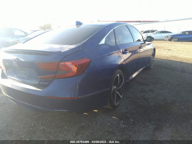 2018 HONDA ACCORD SEDAN SPORT 1.5T VIN: 1HGCV1F38JA009175