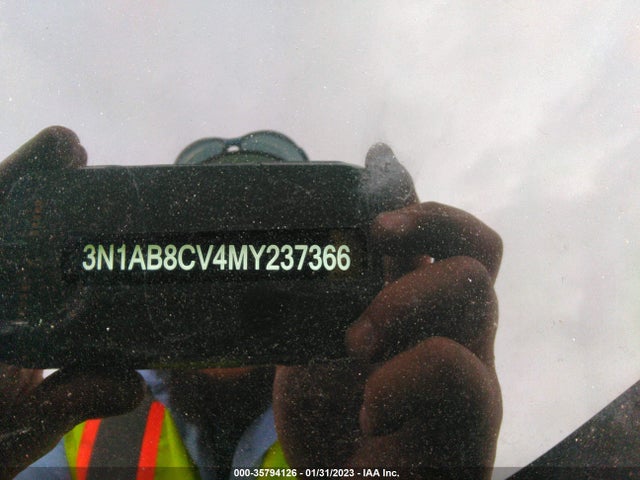 2021 NISSAN SENTRA SV VIN: 3N1AB8CV4MY237366