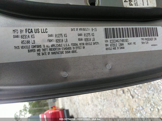 Chrysler 300 Limited 2015 2C3CCAAG1FH891821 Image 9