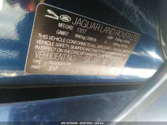 SAJAR4FX0JCP34225 Jaguar Xe 25t