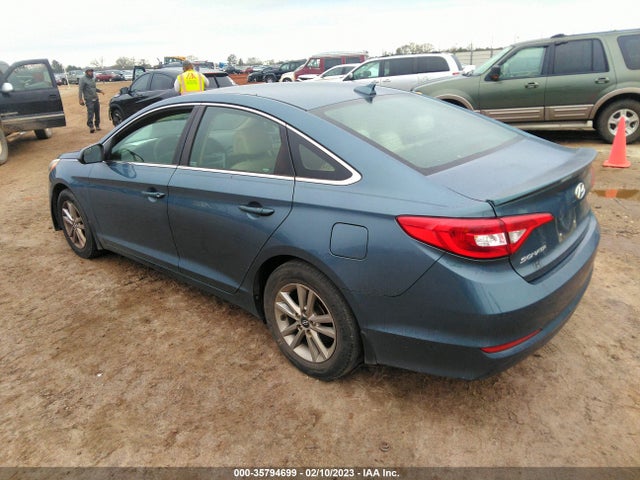 2015 HYUNDAI SONATA 2.4L SE VIN: 5NPE24AF9FH180827